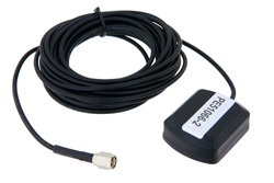 PE51066-2 - GPS Passive Antenna Operates From 1.5724 GHz to 1.5784 GHz With a Typical 3 dBi Gain SMA Male Input Connector on 16 ft. of RG174 Rated