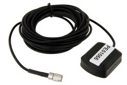 PE51066 - GPS Passive Antenna Operates From 1.5724 GHz to 1.5784 GHz With a Typical 0 dBi Gain SMA Male Input Connector on 16 ft. of RG174 Rated