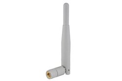 PE51081 - Rubber Duck Dual Band Antenna Operates From 2.4 GHz to 5.825 GHz With a Typical 0 dBi Gain Reverse Polarity SMA Male Input Connector Rated