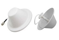 PE51096 - Dome Dual Band Antenna Operates From 806 MHz to 2.5 GHz With a Nominal 3 dBi Gain N Female Input Connector