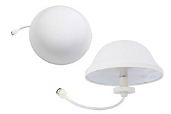 PE51106-4 - Dome Antenna Operates From 700 MHz to 2.5 GHz With a Nominal 3 dBi Gain TNC Male Input Connector on 6.5 in. of RG58-P