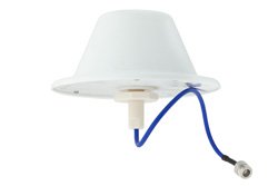 PE51158 - Dome Multi Band Antenna Operates From 698 MHz to 2.7 GHz With a Maximum 5 dBi Gain N Female Input Connector