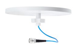 617-960 MHz + 1350-2700 MHz + 3300-3800 MHz + 4900-6000 MHz Low PIM Rated H-pol Ceiling Omni Antenna, Low Profile, 4.3-10 Female Connector