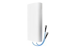 PE51239 - 698-960 MHz / 1710-2700 MHz / 3400-4200 MHz Low PIM Rated VH-pol MIMO Panel Antenna, 5-7 dBi, Wall Mount, 2 x 4.3-10 Female Connector