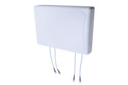 PE51245 - Indoor DAS Panel Antenna, 6.5 dBi, 698 MHz- 4000 MHz, N-Female, 4x4 MIMO, Low PIM