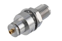 PE51273 - 2.92mm Female Bulkhead Mount Connector Clamp/Solder Attachment for PE-047SR, PE-P047, PE-P047LL, PE-SR047AL, PE-SR047FL, .047 Semi-Rigid