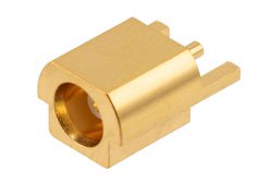 PE51701 - MCX Jack Commercial Grade Connector Solder Attachment End Launch PCB