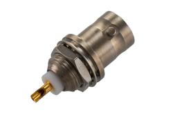 PE51764 - BNC Female Bulkhead Mount Connector Solder Attachment