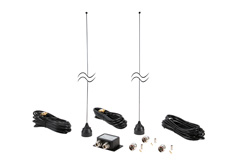 PE51AK1000 - Dual Band Duplexed Antenna Kit 108-174 380-870 MHz NMO Mount/N Type Connectors