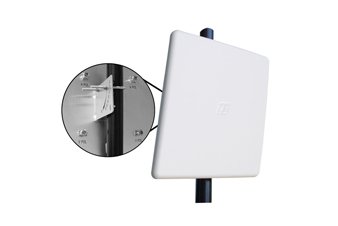 PE51FP1004 - 2.4/4.9-5.8 GHz Four Element, Dual Polarized MIMO Flat Panel Antenna