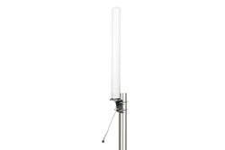 PE51OM1038 - 6-8 dBi Omni Antenna 698-960 MHz, 1.71-2.7 GHz, N Type Female PVC Radome, 1.7:1 Typ VSWR