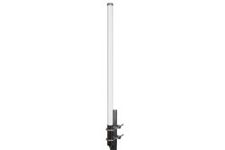 PE51OM1043 - 10 dBi Omni Antenna 1.71-2.7 GHz, N Type Female Fiberglass Radome, 2.3:1 Max VSWR