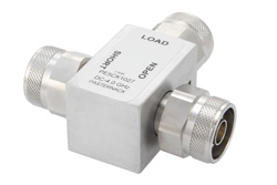 Type N Male Short Open Load (SOL) Analyzer Calibration Kit, portable 3-in-1, Operating from DC to 4 GHz