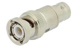 PE6008-50 - 1 Watt Feed-Thru Load Up to 1,000 MHz with BNC Male to Female Nickel Plated Brass