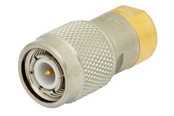 PE6011-50 - 0.5 Watt RF Load Up to 1,000 MHz with TNC Male Nickel Plated Brass