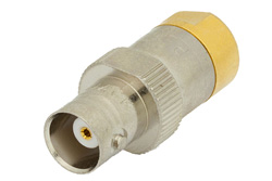 PE6027-75 - 0.5 Watt RF Load Up to 1,000 MHz with 75 Ohm BNC Female Nickel Plated Brass