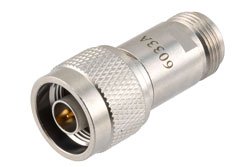 PE6033A - 2 Watt Feed-Thru Load Up to 1 GHz with N-Type Male to N-Type Female Brass Body