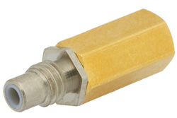 PE6050 - 50 Ohm 0.5 Watts Nickel Plated Brass SMC Jack RF Load Up To 1,000 MHz