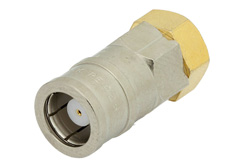 PE6053 - 75 Ohm 0.5 Watts Nickel Plated Brass SMB Plug RF Load Up To 1,000 MHz
