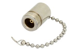 PE6076 - 2 Watt RF Load with Chain Up to 18 GHz with N Female Nickel Plated Brass