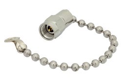 PE6086 - 0.5 Watt RF Load with Chain Up to 40 GHz with 2.92mm Male Passivated Stainless Steel