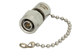 PE6090 - 2 Watt RF Load with Chain Up to 18 GHz with TNC Male Passivated Stainless Steel