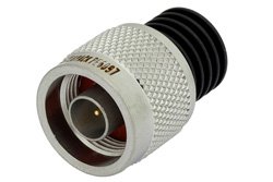 PE6097 - 5 Watt RF Load Up to 18 GHz With N Male Input Black Anodized Aluminum Heatsink