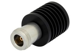 PE6102 - 10 Watt RF Load Up to 18 GHz With N Female Input Black Anodized Aluminum Heatsink