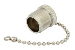 PE6114 - HN Female Non-Shorting Dust Cap With 4 Inch Chain