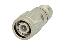 PE6142-50 - 1 Watt Feed-Thru Load Up to 1,000 MHz with TNC Male to Female Nickel Plated Brass