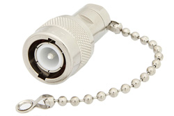PE6147 - 0.5 Watt RF Load with Chain Up to 1,000 MHz with C Male Nickel Plated Brass