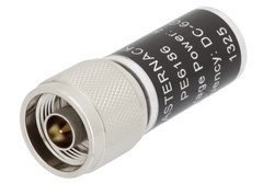 PE6186 - 5 Watt RF Load Up to 6 GHz With N Male Input Aluminum