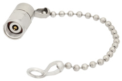 PE6194 - 2.4mm Male Shorting Dust Cap With 3.5 Inch Chain
