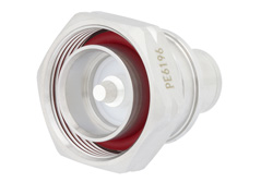 PE6196 - 2 Watt RF Load Up to 6 GHz With 7/16 DIN Male Input IP67 Rated Tri-Metal Plated Brass