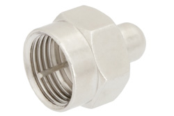 PE6202-100PK - 0.25 Watt RF Load Up to 3 GHz With 75 Ohm F Male Input HD Compatible Nickel Plated Zinc