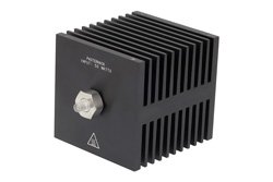 PE6212 - 50 Watt RF Load Up To 18 GHz With SMA Female Input Square Body Black Anodized Aluminum Heatsink