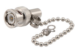 PE6252C - 2 Watt 50ohm BNC plug termination with chain 4GHz VSWR1.2