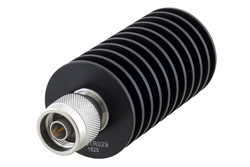 PE6TR029 - 50 Watt RF Load Up to 8.5 GHz with N Male Black Anodized Aluminum Heatsink