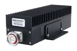 PE6TR1033A - High Power 100 Watt RF Load Up to 2.7 GHz with 7/16 DIN Male Black Anodized Aluminum