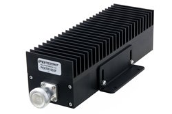 PE6TR1033F - High Power 100 Watt RF Load Up to 2.7 GHz with 7/16 DIN Female Black Anodized Aluminum