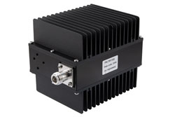PE6TR1152 - Low PIM 100 Watt RF Load 0.4 GHz to 6 GHz with N-type Female Black Anodized Aluminum