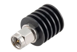 PE6TR1164 - 5 Watt RF Load Up to 26.5 GHz With SMA Male Input Black Anodized Aluminum Heatsink