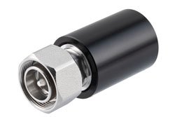 PE6TR1182 - 10 Watt RF Load (Termination) Up to 6 GHz With 4.3-10 Male Input Black Anodized Aluminum Body