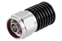 PE6TR1183 - 5 Watt RF Load (Termination) Up to 6 GHz With N Male Input Black Anodized Aluminum Body
