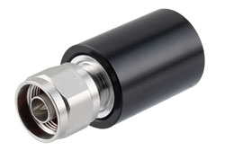 PE6TR1184 - 10 Watt RF Load (Termination) Up to 6 GHz With N Male Input Black Anodized Aluminum Body