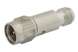 PE7024-20 - 20 dB Fixed Attenuator, 2.92mm Male to 2.92mm Female Passivated Stainless Steel Body Rated to 2 Watts Up to 26.5 GHz