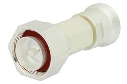 PE7039-3 - 3 dB Fixed Attenuator, 7/16 DIN Male to 7/16 DIN Female Brass Tri-Metal Body Rated to 5 Watts Up to 7.5 GHz