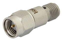 PE7045-1 - 1 dB Fixed Attenuator, SMA Male to SMA Female Passivated Stainless Steel Body Rated to 2 Watts Up to 12.4 GHz