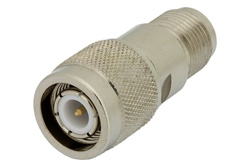 PE7051-6 - 6 dB Fixed Attenuator, TNC Male to TNC Female Brass Nickel Body Rated to 2 Watts Up to 12.4 GHz