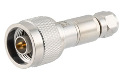 PE7072A - 50 Ohm N Male to 75 Ohm F Male Matching Pad Operating from DC to 3 GHz